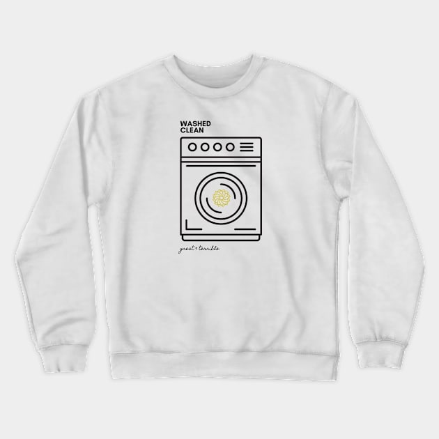 WASHED CLEAN (Light) Crewneck Sweatshirt by A. R. OLIVIERI